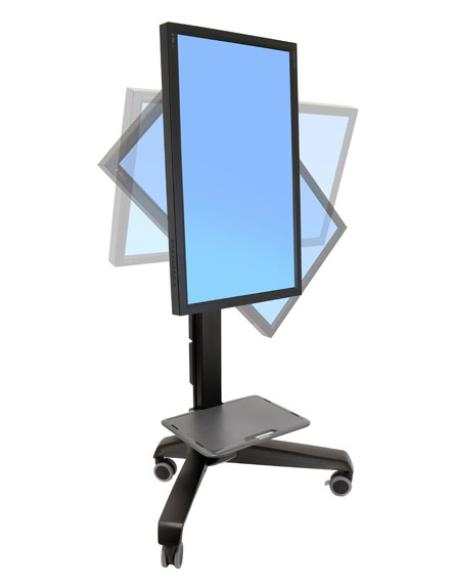 Ergotron Neo-Flex Mobile MediaCenter UHD Negro Panel plano Carro multimedia