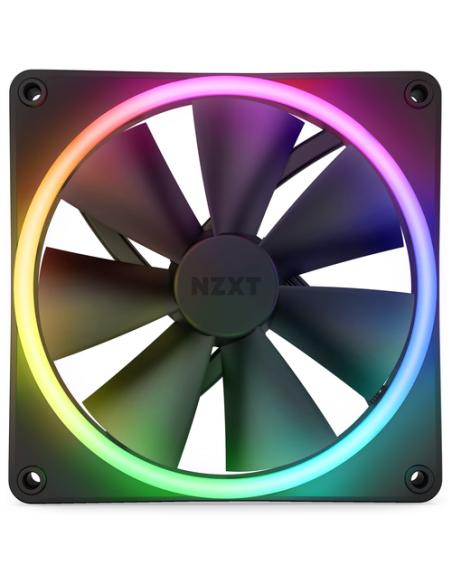 NZXT F140 RGB DUO Ventilador 14 cm Negro 1 pieza(s)