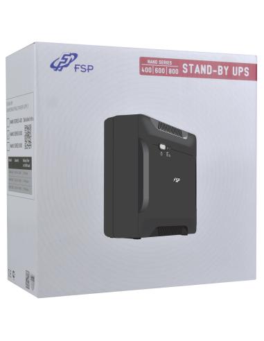 FSP Nano 600 sistema de alimentación ininterrumpida (UPS) En espera (Fuera de línea) o Standby (Offline) 0,6 kVA 360 W 2 salidas