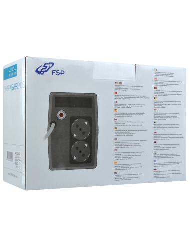FSP FP 600 sistema de alimentación ininterrumpida (UPS) 0,6 kVA 360 W 2 salidas AC