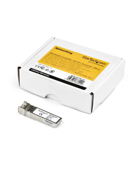 StarTech.com Módulo Transceptor SFP+ Compatible con MSA sin Codificar - 10GBASE-SR - Fibra Óptica Multimodo (MMF) de 10GbE - SFP