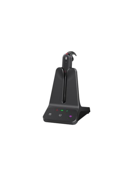 Yealink WH63 E2 UC Auriculares Inalámbrico gancho de oreja Llamadas/Música Negro