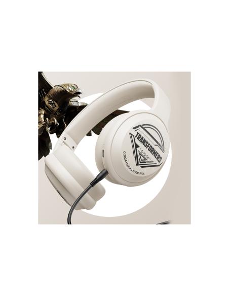 Auriculares Transformers TF-G06 Bluetooth y Jack 3.5 mm Airazor Beige de Diadema