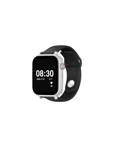 SaveWatch Plus 4G Blanco con Correa Negra de Silicona para Niños
