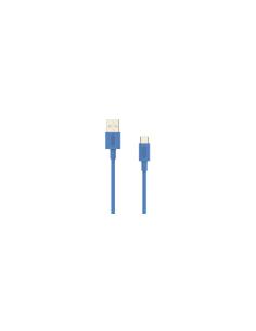 Cable Nubbeh Elisium USB-C a USB-A 1 m 3A Azul TPE