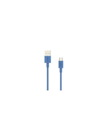 Cable Nubbeh Elisium USB-C a USB-A 1 m 3A Azul TPE