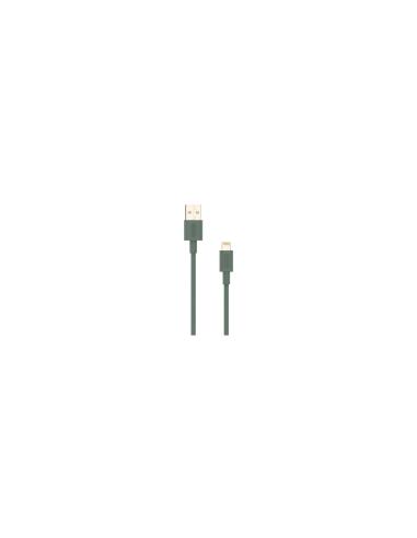 Cable Nubbeh Elisium Lightning a USB-A 1 m 2A Verde TPE