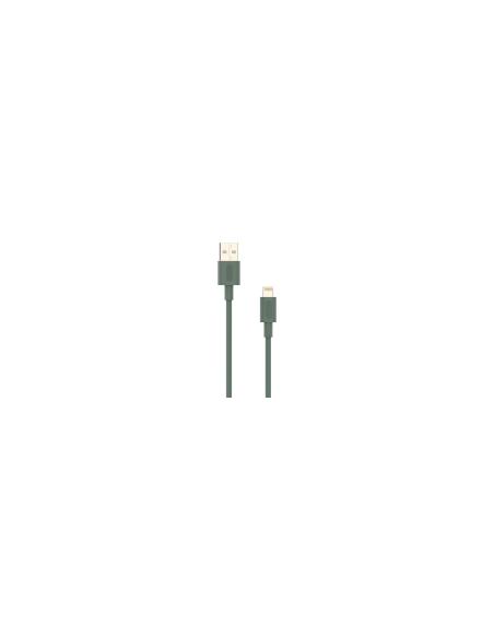 Cable Nubbeh Elisium Lightning a USB-A 1 m 2A Verde TPE