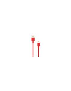 Cable Nubbeh Elisium Lightning a USB-A 1 m 2A Rojo TPE
