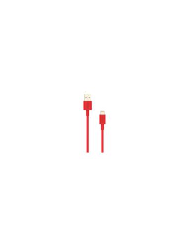Cable Nubbeh Elisium Lightning a USB-A 1 m 2A Rojo TPE
