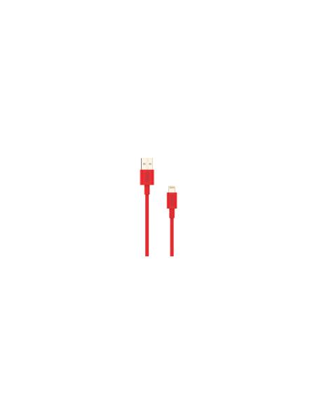 Cable Nubbeh Elisium Lightning a USB-A 1 m 2A Rojo TPE