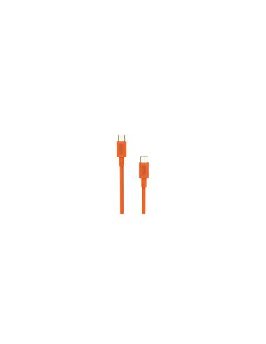 Cable Nubbeh Elisium USB-C a USB-C 1 m 3A Naranja TPE