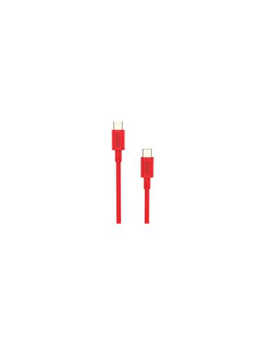Cable Nubbeh Elisium USB-C a USB-C 1 m 3A Rojo TPE