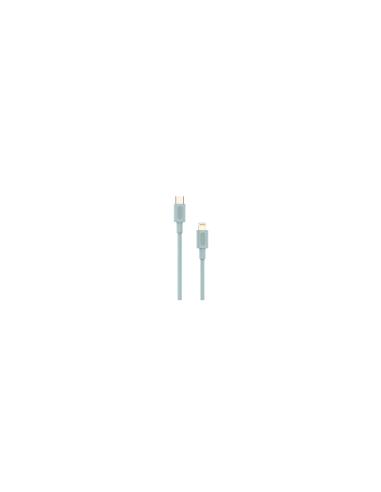Cable Nubbeh Elisium Lightning a USB-C 1 m 2A Turquesa TPE