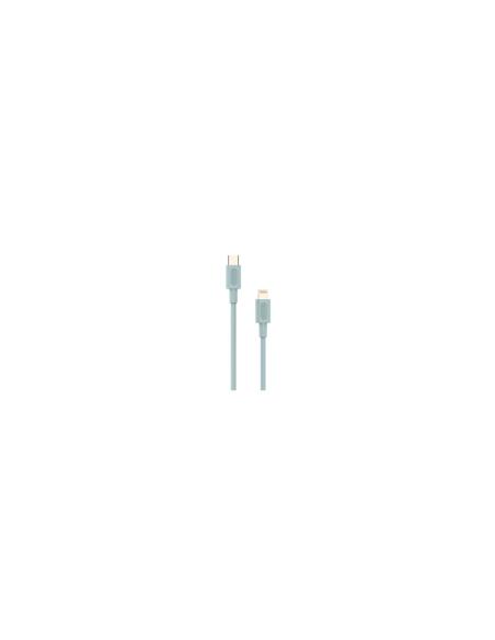 Cable Nubbeh Elisium Lightning a USB-C 1 m 2A Turquesa TPE