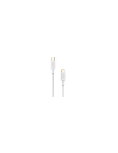 Cable Nubbeh Elisium Lightning a USB-C 1 m 2A Blanco TPE