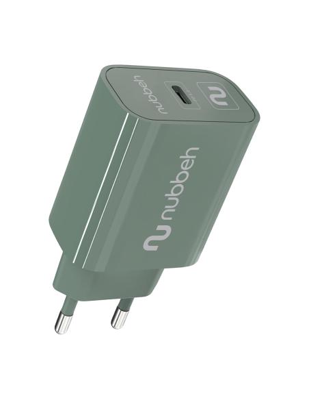 Cargador de Pared Nubbeh Bhoot USB-C Power Delivery 3.0 25W Verde