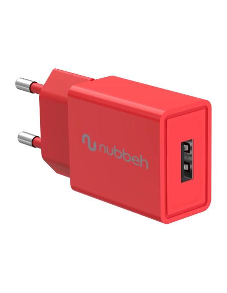 Cargador de Pared Nubbeh Bhoot USB-A 10W Rojo