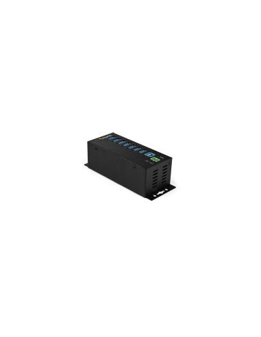 StarTech.com Hub Concentrador Ladrón USB 3.0 de 7 Puertos con Adaptador de Alimentación Externo con Protección ESD de 350W - Neg