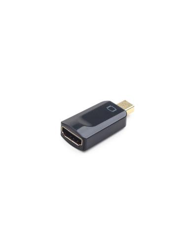 ADAPTADOR GEMBIRD MINI DISPLAYPORT MACHO A HDMI HEMBRA NEGRO A-MDPM-HDMIF-01