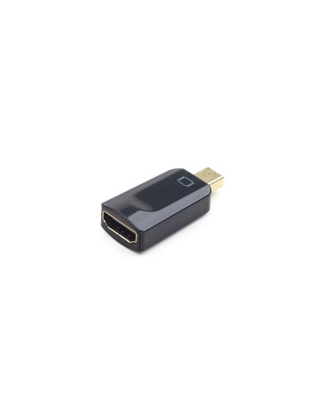 ADAPTADOR GEMBIRD MINI DISPLAYPORT MACHO A HDMI HEMBRA NEGRO A-MDPM-HDMIF-01