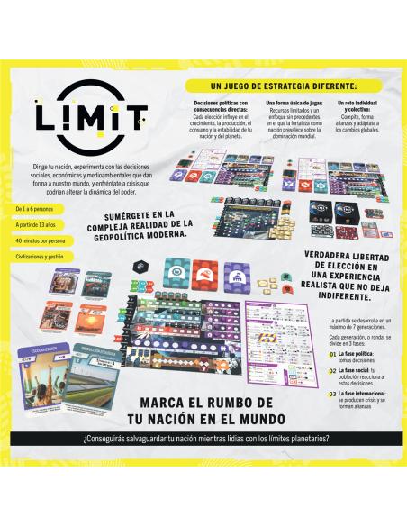 Asmodee Limit Juego de mesa Simulación económica
