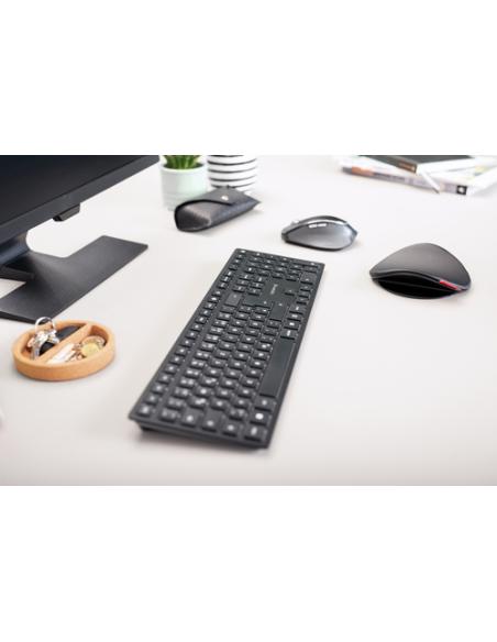 CHERRY KW 9100 SLIM teclado Universal RF Wireless + Bluetooth QWERTY Español Negro