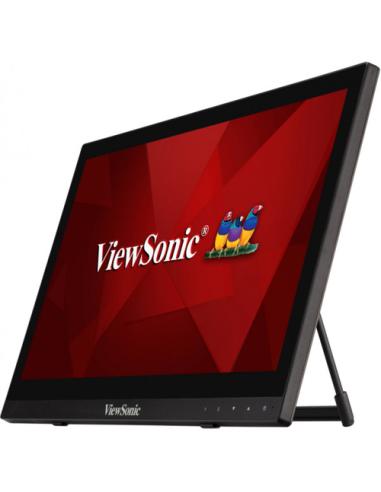 Viewsonic TD1630-3 pantalla para PC 39,6 cm (15.6") 1366 x 768 Pixeles HD LCD Pantalla táctil Multi-usuario Negro