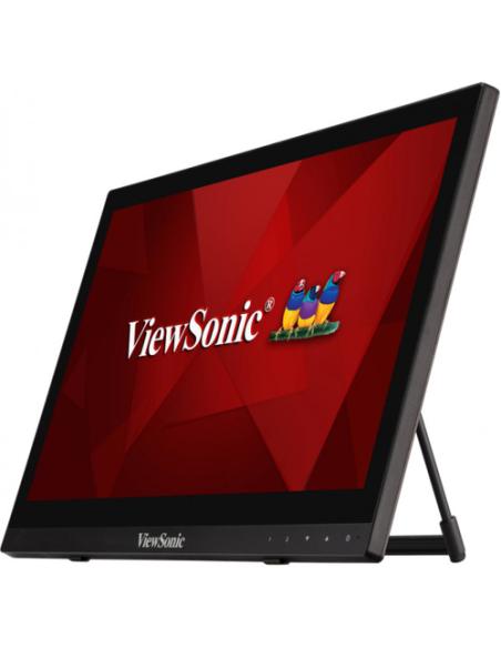 Viewsonic TD1630-3 pantalla para PC 39,6 cm (15.6") 1366 x 768 Pixeles HD LCD Pantalla táctil Multi-usuario Negro
