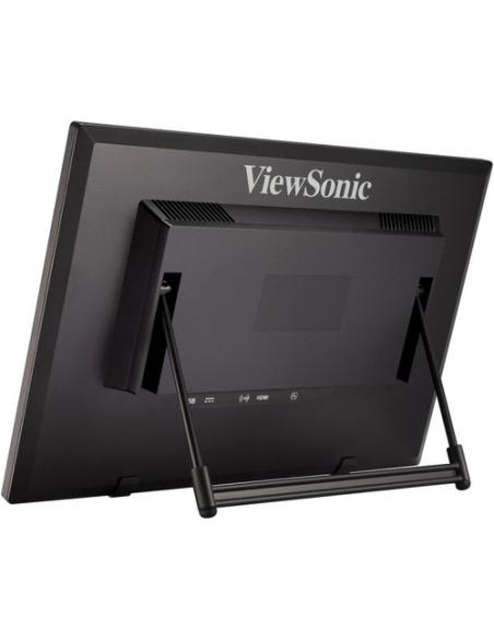 Viewsonic TD1630-3 pantalla para PC 39,6 cm (15.6") 1366 x 768 Pixeles HD LCD Pantalla táctil Multi-usuario Negro