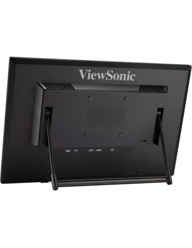 Viewsonic TD1630-3 pantalla para PC 39,6 cm (15.6") 1366 x 768 Pixeles HD LCD Pantalla táctil Multi-usuario Negro