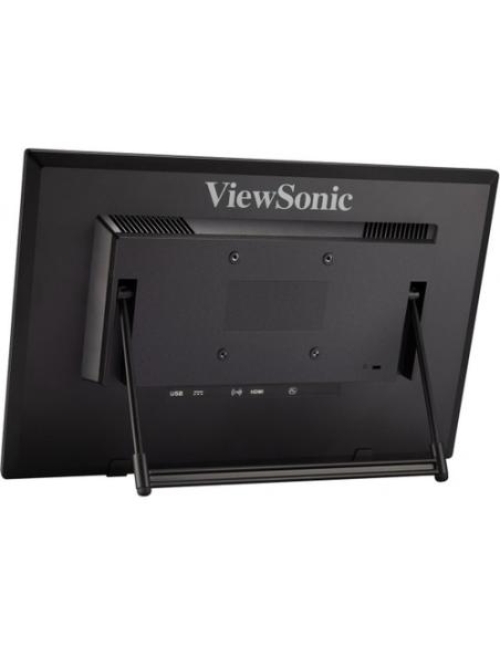 Viewsonic TD1630-3 pantalla para PC 39,6 cm (15.6") 1366 x 768 Pixeles HD LCD Pantalla táctil Multi-usuario Negro