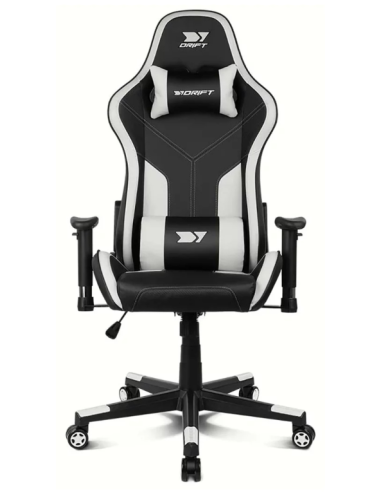 SILLA DRIFT GAMING DR90 PRO V8 NEGRA BLANCA DR90V8W