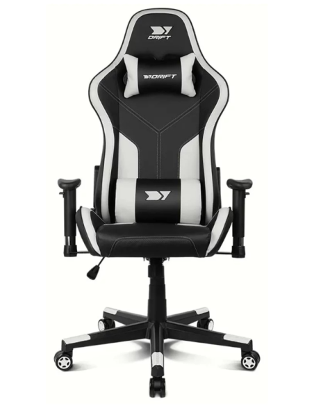 SILLA DRIFT GAMING DR90 PRO V8 NEGRA BLANCA DR90V8W