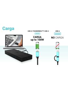 i-tec USB 3.0 / USB-C / Thunderbolt, 3x 4K Docking Station Gen 2 + Power Delivery 100W