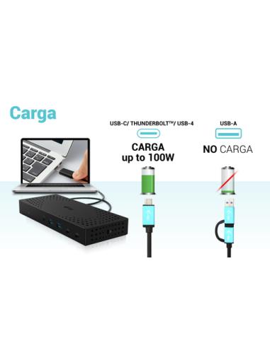 i-tec USB 3.0 / USB-C / Thunderbolt, 3x 4K Docking Station Gen 2 + Power Delivery 100W