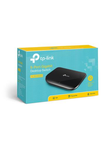 TP-Link TL-SG1005D switch No administrado Gigabit Ethernet (10/100/1000) Negro