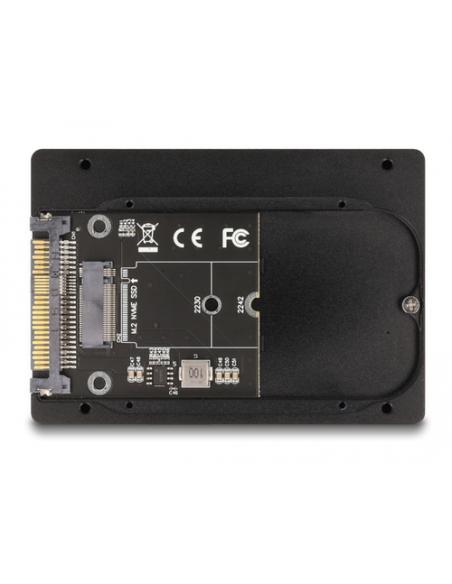 DeLOCK Convertidor de 2.5″ U.2 SFF-8639 a Ranura M NVMe M.2 - 7 mm de altura
