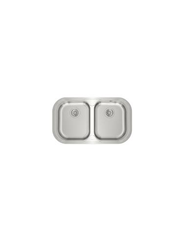 Teka Stylo 2C Lavabo sobre-encimera Rectangular Acero inoxidable