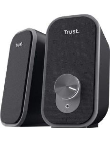 altavoces 2.0 ador mini jack 3.5mm 12w alimentado por usb color negro