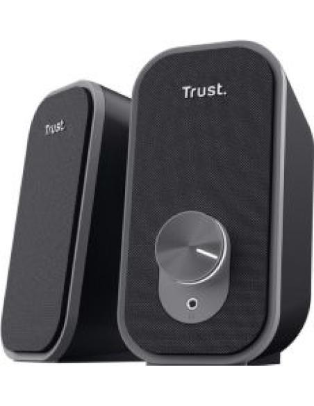 altavoces 2.0 ador mini jack 3.5mm 12w alimentado por usb color negro