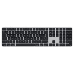Teclado magic keyboard bluetooth numerico formato normal negro para modelos de mac con chip de apple