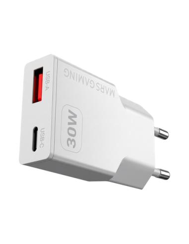 Mars Gaming MDGAN30W cargador de dispositivo móvil Blanco