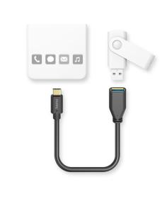 Hama 00201605 cable USB USB 3.2 Gen 1 (3.1 Gen 1) 0,15 m USB C USB A 5 Gbit/s Negro 2