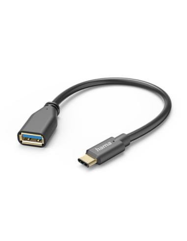 Hama 00201605 cable USB USB 3.2 Gen 1 (3.1 Gen 1) 0,15 m USB C USB A 5 Gbit/s Negro