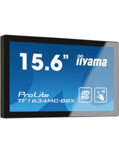 iiyama ProLite TF1634MC-B8X pantalla para PC 39,6 cm (15.6") 1920 x 1080 Pixeles Full HD LED Pantalla táctil Multi-usuario Negro