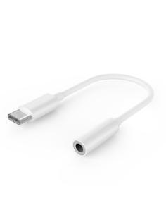 Gembird GMB Audio A-CM-3.5F-01 cable de audio 0,1 m 4-pins 3.5 mm USB Tipo C Blanco