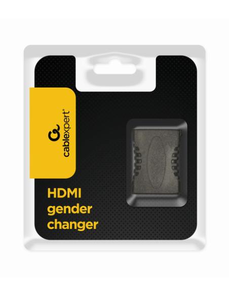 Gembird A-HDMI-FF cambiador de género para cable Negro