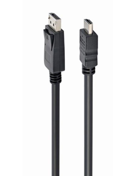 Gembird DisplayPort - HDMI, 1m HDMI tipo A (Estándar) Negro