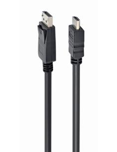 Gembird CC-DP-HDMI-5M adaptador de cable de vídeo DisplayPort HDMI tipo A (Estándar) Negro